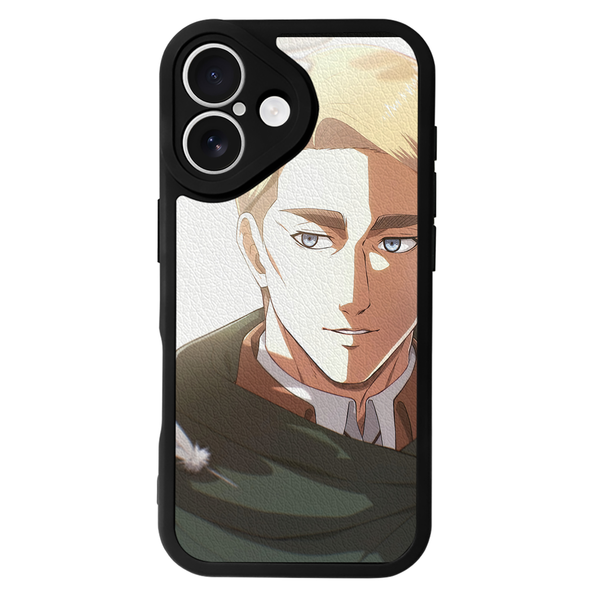 （画像用） 進撃の巨人 Attack on Titan 【iPhone 16シリーズ対応】シリコンスマホケース（レザー調） 材質：シリコン